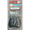 BEAVER BRAND CONFEZIONE 5 ELASTICI CON GANCIO BEAVER BRAND COD 2014 TENDE CAMPEGGIO ACCESSORI