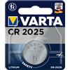 VARTA BATTERIE VARTA 6025 LITIO 3V - CR 2025 BLISTER 1 Pz.