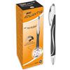 BIC Penna a Sfera a Scatto BIC Atlantis ReAction M 1 mm Nero Conf 12 pz