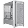 Corsair Case PC Midi Tower Gaming ATX EATX micro ATX Mini-ITX Bianco FRAME 4000D CORSAIR