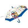 E PLUS M Ombrello bambini trasparente Paw Patrol Chase, Marshall, Rubble automatico 74cm