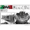 GIVI Attacco posteriore bauletto MONOLOCK PIAGGIO Beverly Tourer 250 2010 E344 GIVI