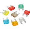 Lampa Set Kit 80 Fusibili Micro Lamellari Assortiti Vario Amperaggio per Auto C70071