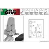 GIVI KIT DI ATTACCHI A107A PER PARABREZZA PIAGGIO Liberty 200 2006 GIVI
