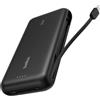 Belkin Gaming Power bank 20000 mAh 30W con cavo USB-C integrato, ricarica rapida USB-C PD, caricabatteria portatile per Nintendo Switch 2, iPhone 16, iPad Pro, Galaxy S25 e altri, nero
