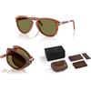 Persol Occhiali da sole uomo Persol Steve McQueen 714 pieghevoli e polarizzati aviatore