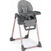 Cam Seggiolone Pappa 0-36 Mesi Reclinabile con Ruote Grigio - Pappananna Cam