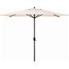 Domus Ombrellone da Giardino 3x3 mt Metallo/Poliestere Ecrù - Classic Easy Domus