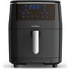 Moulinex Friggitrice ad Aria 6,9 lt 1900W Grill e Cottura a Vapore Nero AL201810 Moulinex