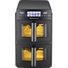 Melchioni Friggitrice ad Aria 10 lt 2600W Doppio Cassetto Nero Giulia 118340058 Melchioni