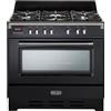 De Longhi Cucina a gas 5 Fuochi De Longhi Forno Elettrico Ventilato 90x60 cm Nero MEM965NN