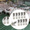 10x Abbeveratoio automatico per suini con tettarella per suini da ingrasso e