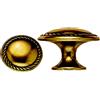 Metal Style Pomolo Bombato Zama Florance 30 6515 Ms Metal Style MG6515GD