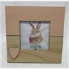 TonoSuTono Cornice portafoto da tavolo 17x17x1 cm (foto 10x10 cm) in legno rosa arredamento