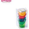 Omada Design 4 Reggibicchieri per Bicchieri in Carta, Antivento, Feste Pic-nic, Omada Design