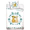 Disney Set letto singolo Disney Re Leone 1 copripiumino 1 federa Simba Nala 100% cotone