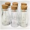 6 PEZZI Bottiglia LATTE MIGNON 8 CL con TAPPO