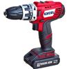 Excel Trapano Avvitatore a Batteria Percussione 18 V 2 Velocità Excel CD09-2180T TB18P