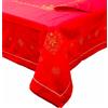 Elite Tovaglia Natalizia 18 posti 180x360 cm + 18 Tovaglioli Oro - 12321-2G