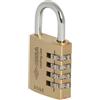 CISA Lucchetto Ottone mm 30 Combinazione 21190 Cisa Ll 21190.30.0
