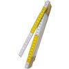 STABILA Metro da Falegname in Legno Doppia scala Bianco Giallo Stabila 617/BG