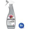 Chanteclair 8x Chanteclair Detergente Acciaio Brillante Professional Ml 700