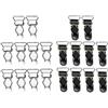 20 / set Bianco Nero Reggicalze Reggicalze Calze Bretelle Ganci