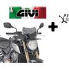 GIVI Cupolino COMPLETO DI KIT DI MONTAGGIO fume' HONDA CB 650 R 2019 2020 GIVI