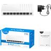 CUDY SWITCH ETHERNET HUB DI RETE 8 PORTE 10 / 100 Mbps LAN MOLTIPLICATORE SDOPPIATORE