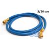 ELKE Flessibile frusta per R410a R32 - 5/16 sae colore blu