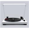 Redline RLINE RLTN11WH Giradischi a cinghia con modulo Bluetooth, Bianco Lucido