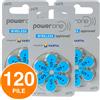 PowerOne 120 Batterie PILE POWERONE 675 per Apparecchi Acustici PROTESI udito PR44 p675