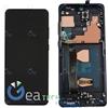 OEM DISPLAY LCD SAMSUNG GALAXY S20 ULTRA G988 SCHERMO SOFT OLED FULL SIZE FRAME NERO
