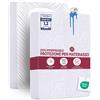 Utopia Bedding Coprimaterasso matrimoniale impermeabile 160x190 traspirante OEKO