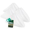 KICHLY Tovaglioli di stoffa bianchi 24pz 43x43 riutilizzabili poliestere