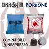 Caffè Borbone 100 CAPSULE COMPATIBILI NESPRESSO ; RESPRESSO ROSSA BORBONE 50 + KOFFEE TIME 50