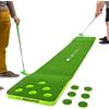 GoSports BattlePutt - Gioco da Golf per Putting, Gioco 2 Contro 2 in Stile Pong con Green di 3,4 m, Include 2 Putter e 2 Palline da Golf