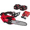 MILWAUKEE Elettroutensili Elettrosega a Batteria Milwaukee Barra 30cm M18 FTHCHS30-802 TOP Handle con 2 Ba