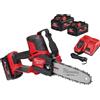 MILWAUKEE Elettroutensili Elettrosega da potatura Milwaukee M18 FHS20-552 con Barra 20cm con 2 Batterie 18
