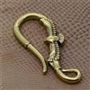 Portachiavi con gancio in ottone Biker Phoenix, portachiavi con anello e catena