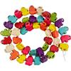 42 Pezzi Howlite Turchese Caramelle Colori Misti Perline Allentate