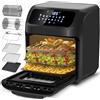 LLIVEKIT Friggitrice ad aria 12L Forno ad aria calda 12 in 1 con Touch Screen a LED