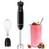 Bonsenkitchen Frullatore ad Immersione 3 in 1 Portatile, Frullatore Elettrico a