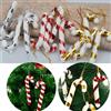 Bastoncini di Natale Alta Qualit�� Decorazione Festa PVC 12pz Albero di Natale