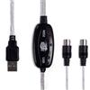 USB MIDI Adattatore 6.56ft USB a MIDI Convertitore Dell'adattatore del Cavo-USB