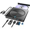 Does not apply Masterizzatore Esterno CD/DVD -/+RW con USB 3.0 + Type-C + 2 USB + Lettore TF/SD