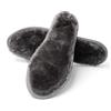 riemot Solette in lana di pecora da donna uomini caldi solette in pelle di pecora traspirante inverno spessa lana solette contro il freddo umidità gr.36, grigio., 39 EU