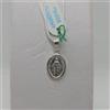 CIONDOLO MEDAGLIA SACRA MADONNA MIRACOLOSA IN ARGENTO 925 (0537)