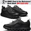 On WMNS Cloud 6 Geo impermeabile nero nero 3WG10351043 taglia donna