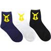 Pokemon Calze corte da donna Pokemon Pikachu Silhouette (set di 3 paia, 23-25 cm) Gia...